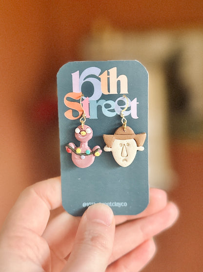 Your Favorite Friends Dangles | Handmade Polymer Clay Earrings