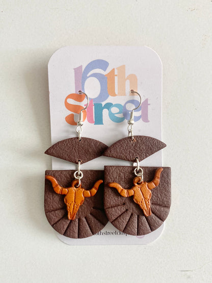 Loretta Dangle Earrings | Handmade Polymer Clay Earrings