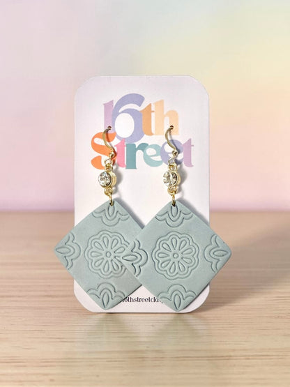 Fatima Dangles | Handmade Polymer Clay Earrings