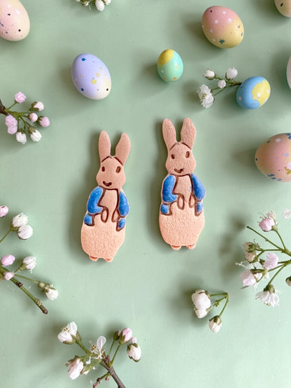 Little Bunny Studs | Handmade Polymer Clay Earrings