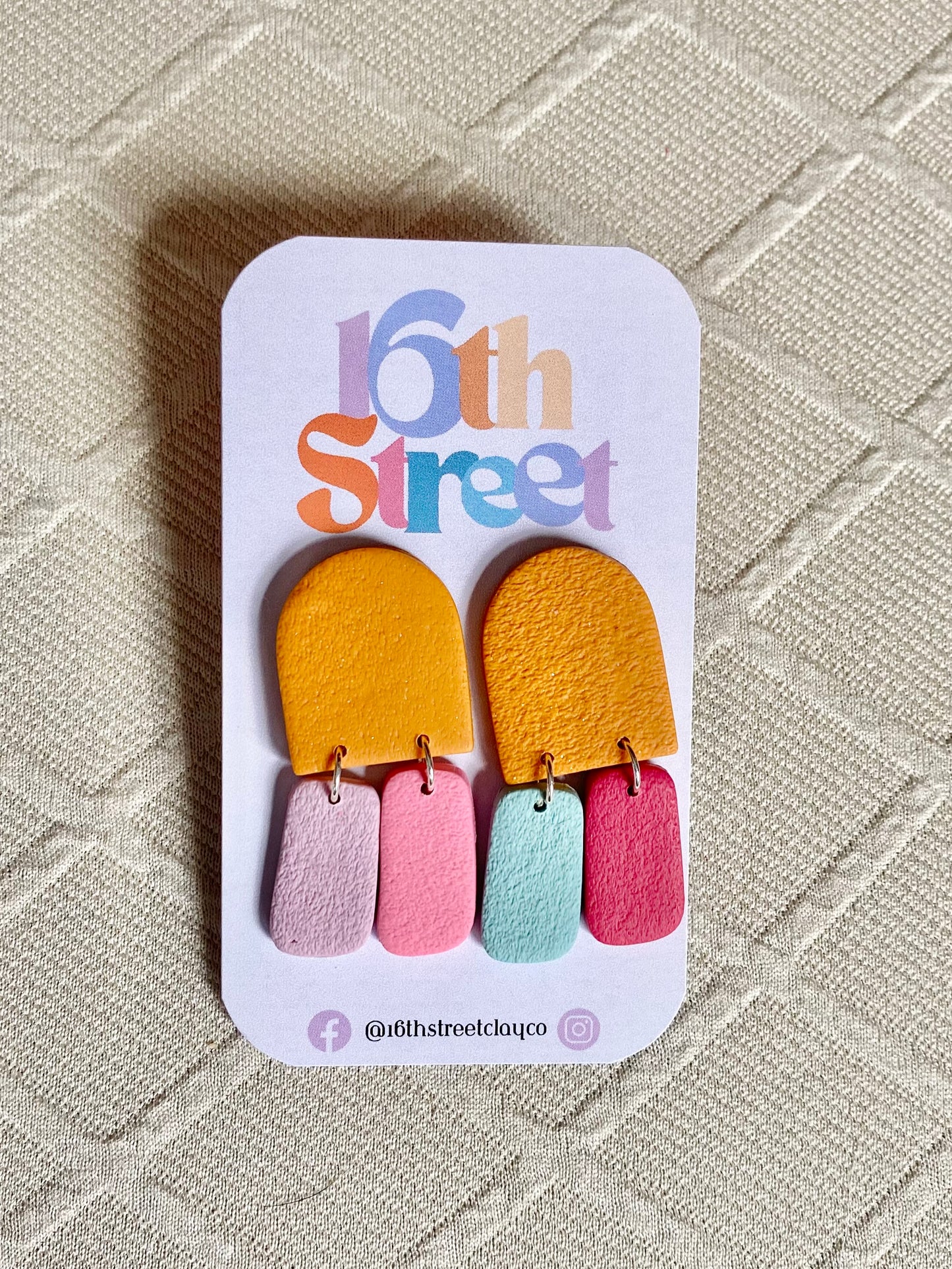 Archie Dangles | Handmade Polymer Clay Earrings