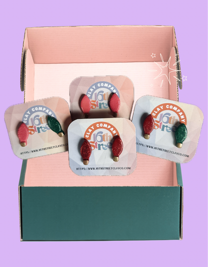 C7 Studs | Handmade Polymer Clay Earrings