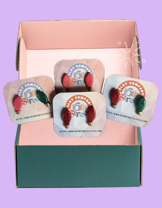 C7 Studs | Handmade Polymer Clay Earrings