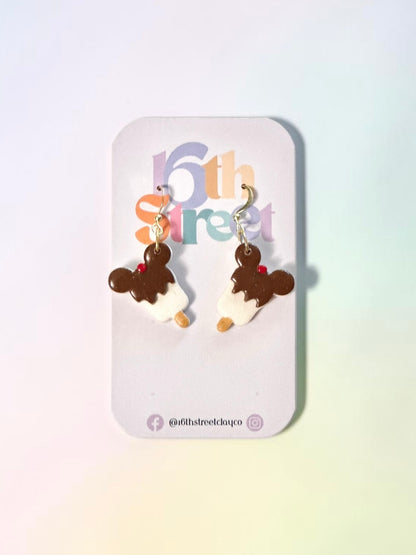 Magic Ice Cream Dangles | Handmade Polymer Clay Earrings