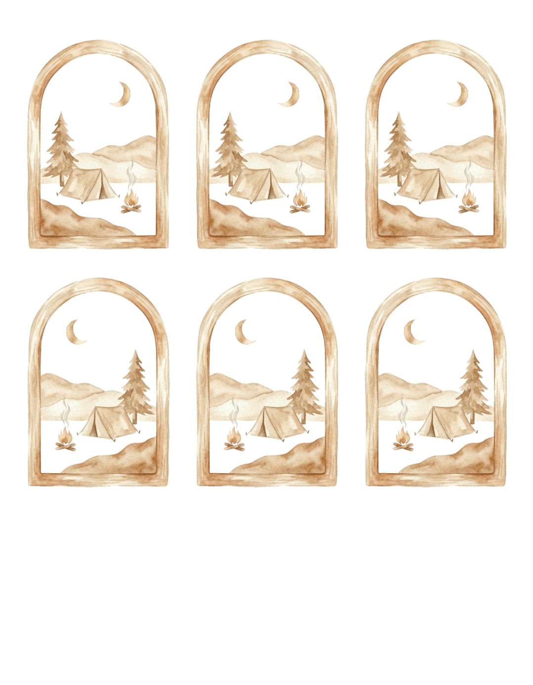 Camping Dreams | Transfer Sheet - 28