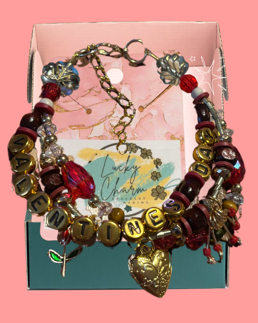 ‘Valentines Day’ - Friendship Bracelet by Lucky Charm Jewelry