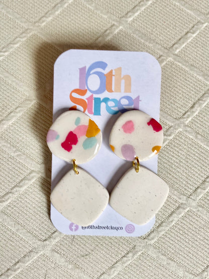 Jellybean Dangles | Handmade Polymer Clay Earrings