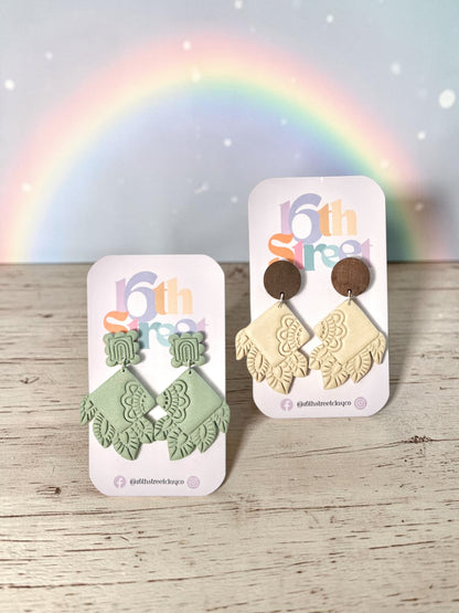 Chidi Dangles | Handmade Polymer Clay Earrings