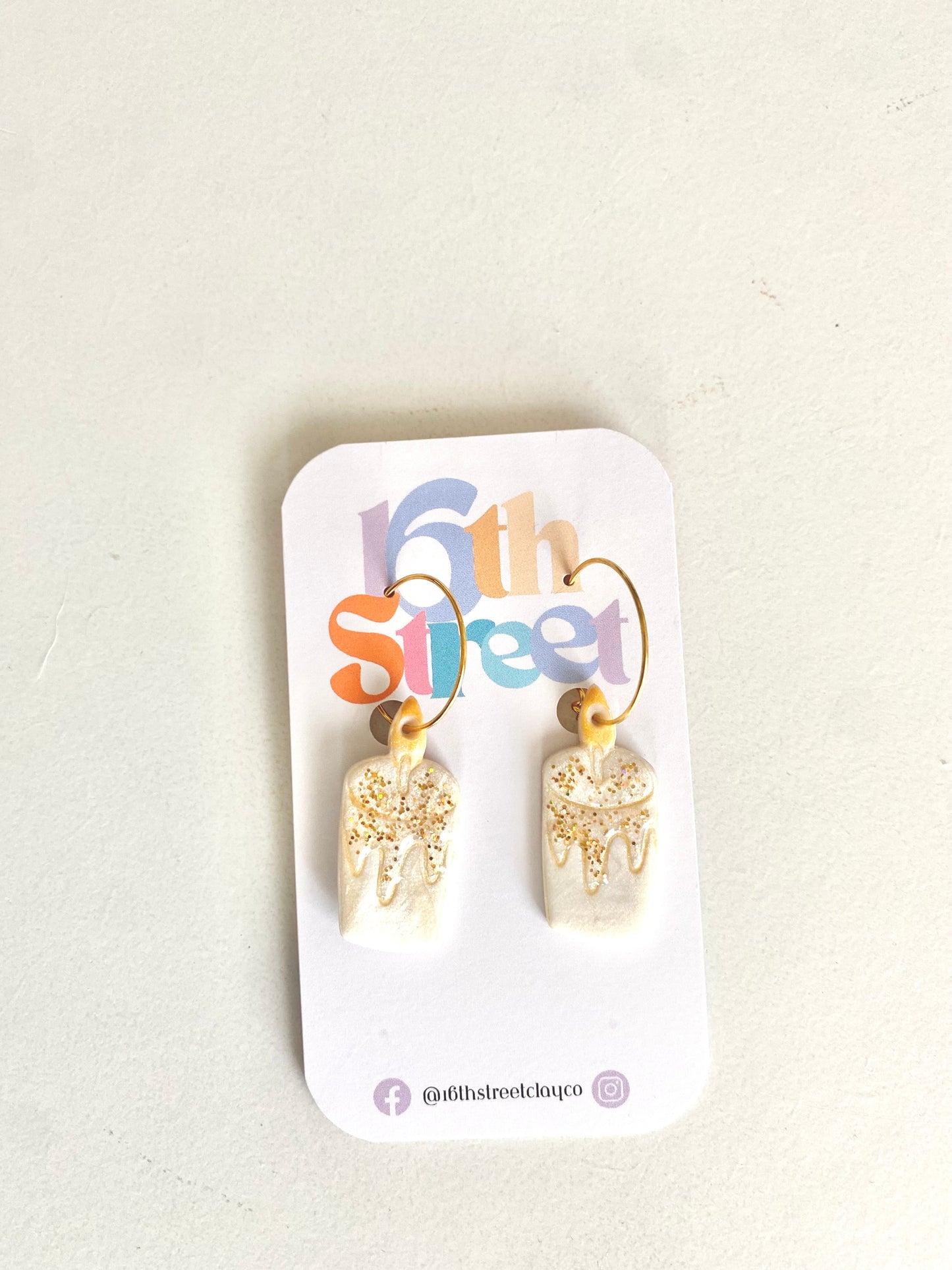 Folklore Dangles | Taylor Swift Inspired Handmade Polymer Clay Earrings