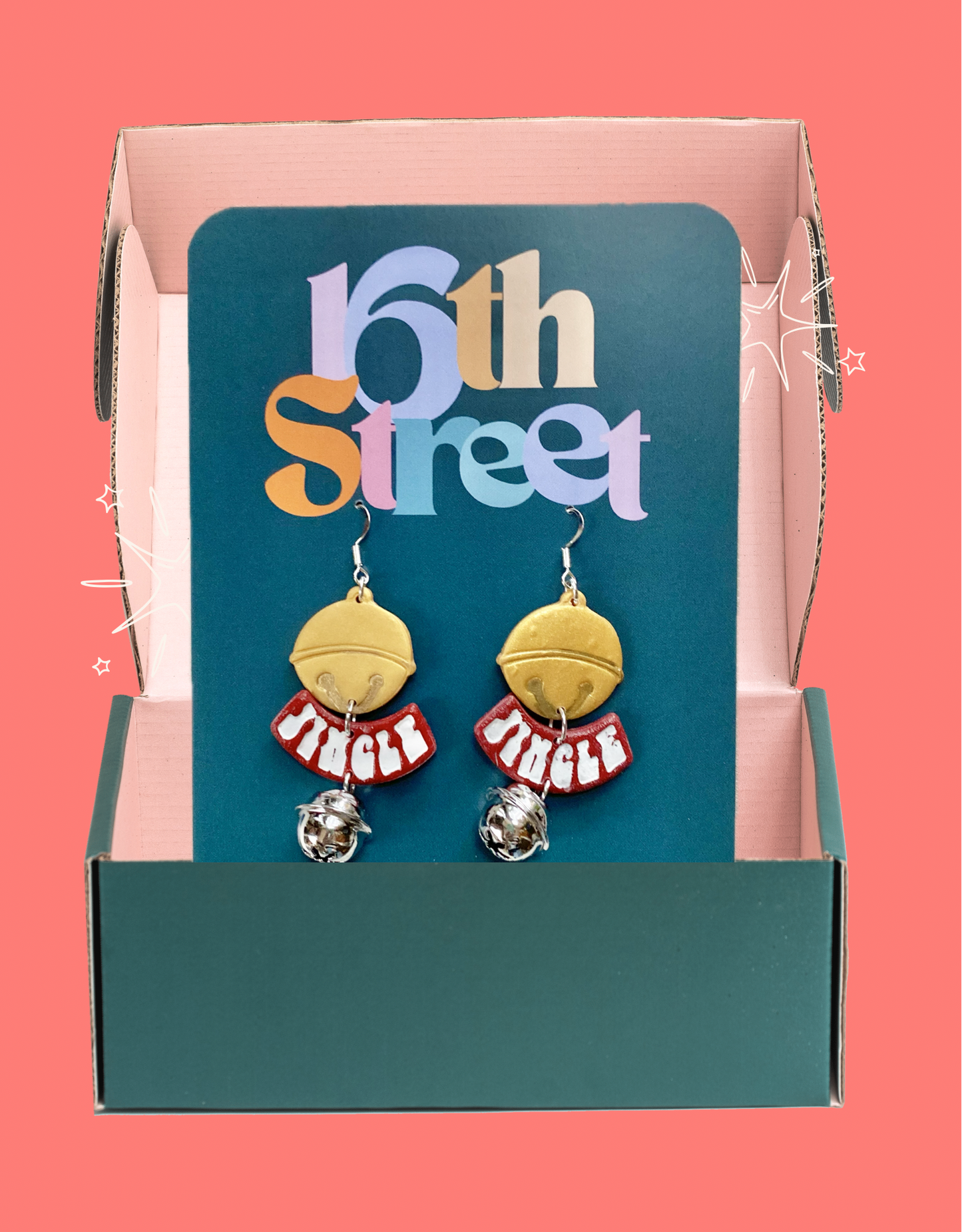 Jingle Dangles | Handmade Polymer Clay Earrings