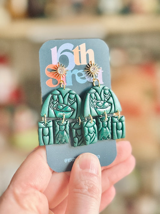 Nativity Dangles | Handmade Polymer Clay Earrings