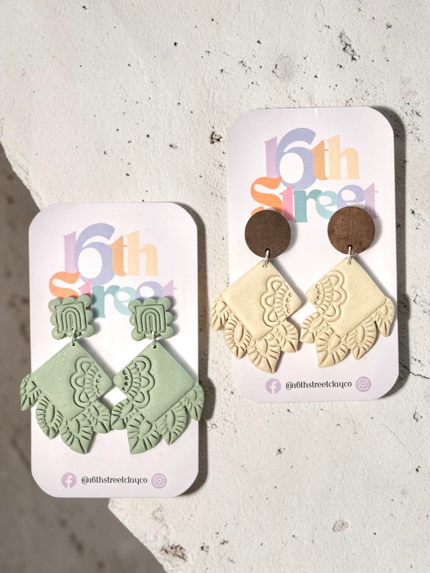 Chidi Dangles | Handmade Polymer Clay Earrings