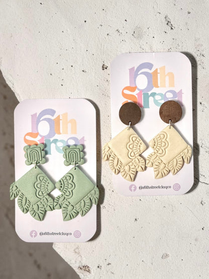Chidi Dangles | Handmade Polymer Clay Earrings