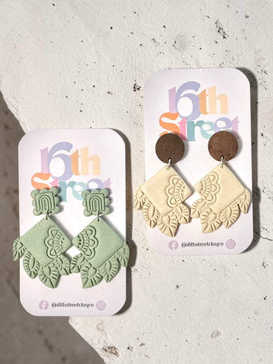 Chidi Dangles | Handmade Polymer Clay Earrings
