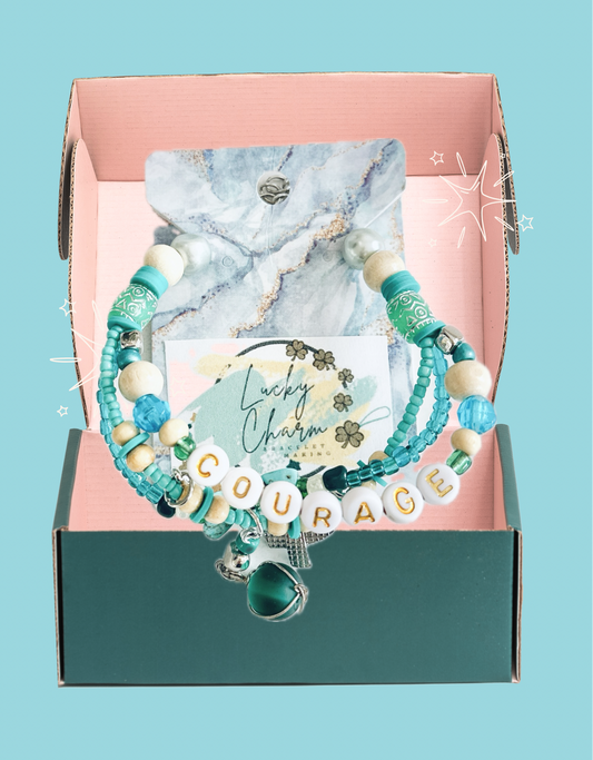 FTD Awareness Courage Friendship Bracelet | Lucky Charm Jewelry Making