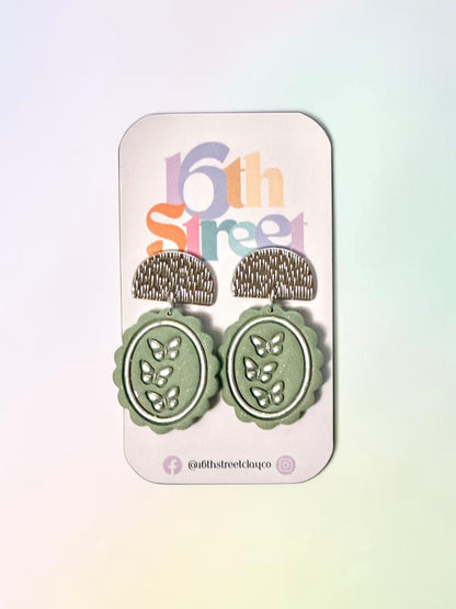 Alyah Dangles | Handmade Polymer Clay Earrings