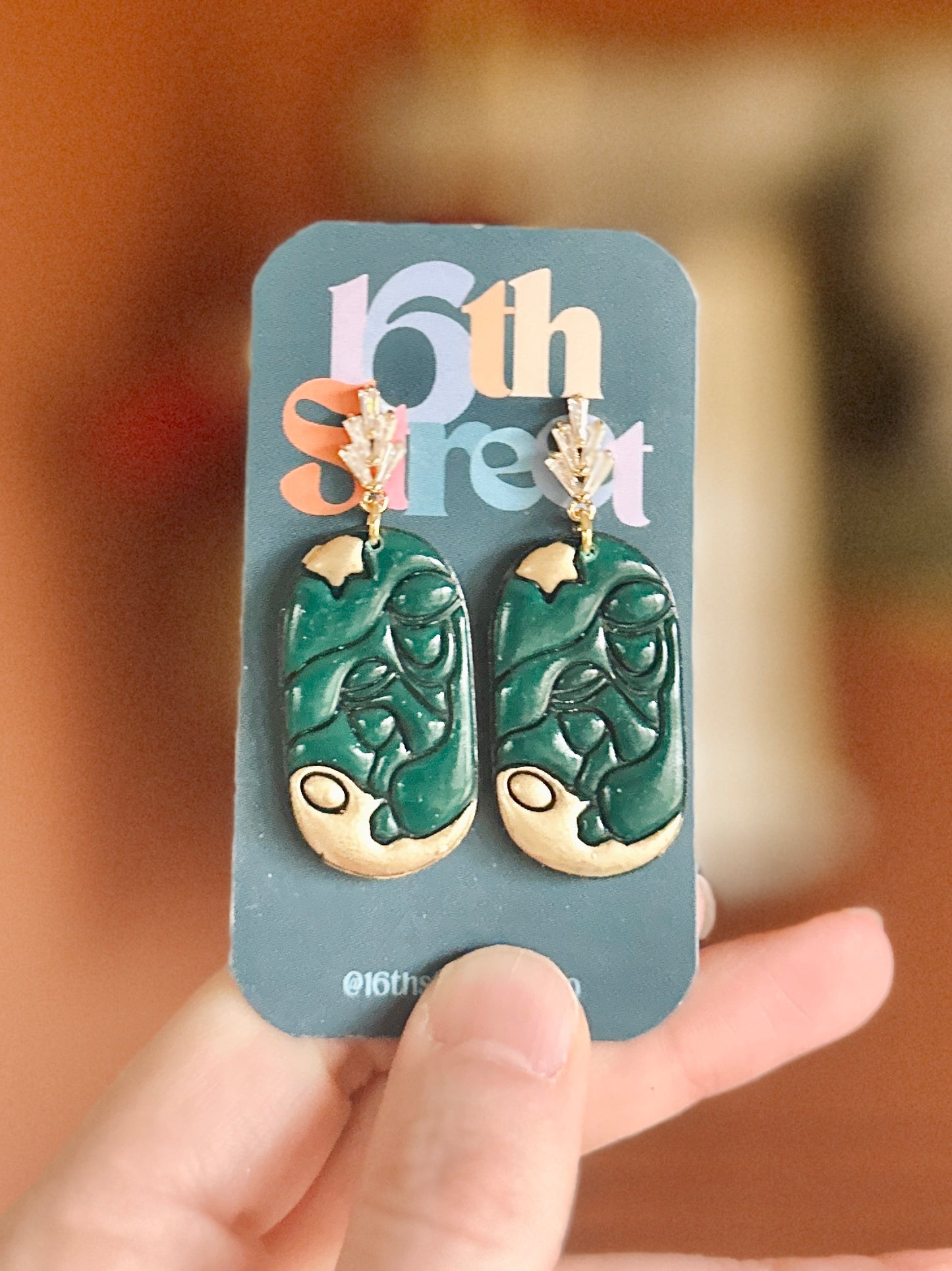 Nativity Dangles | Handmade Polymer Clay Earrings