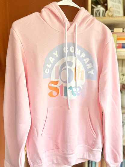 16th Street Clay Co. Hoodie (Please Read Product Description)