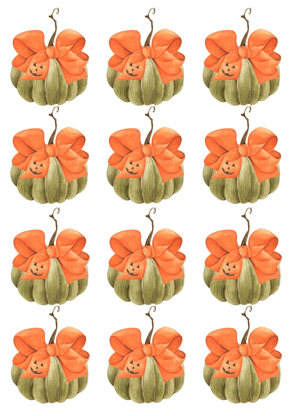 Pumpkin Bows | Transfer Sheet - 29