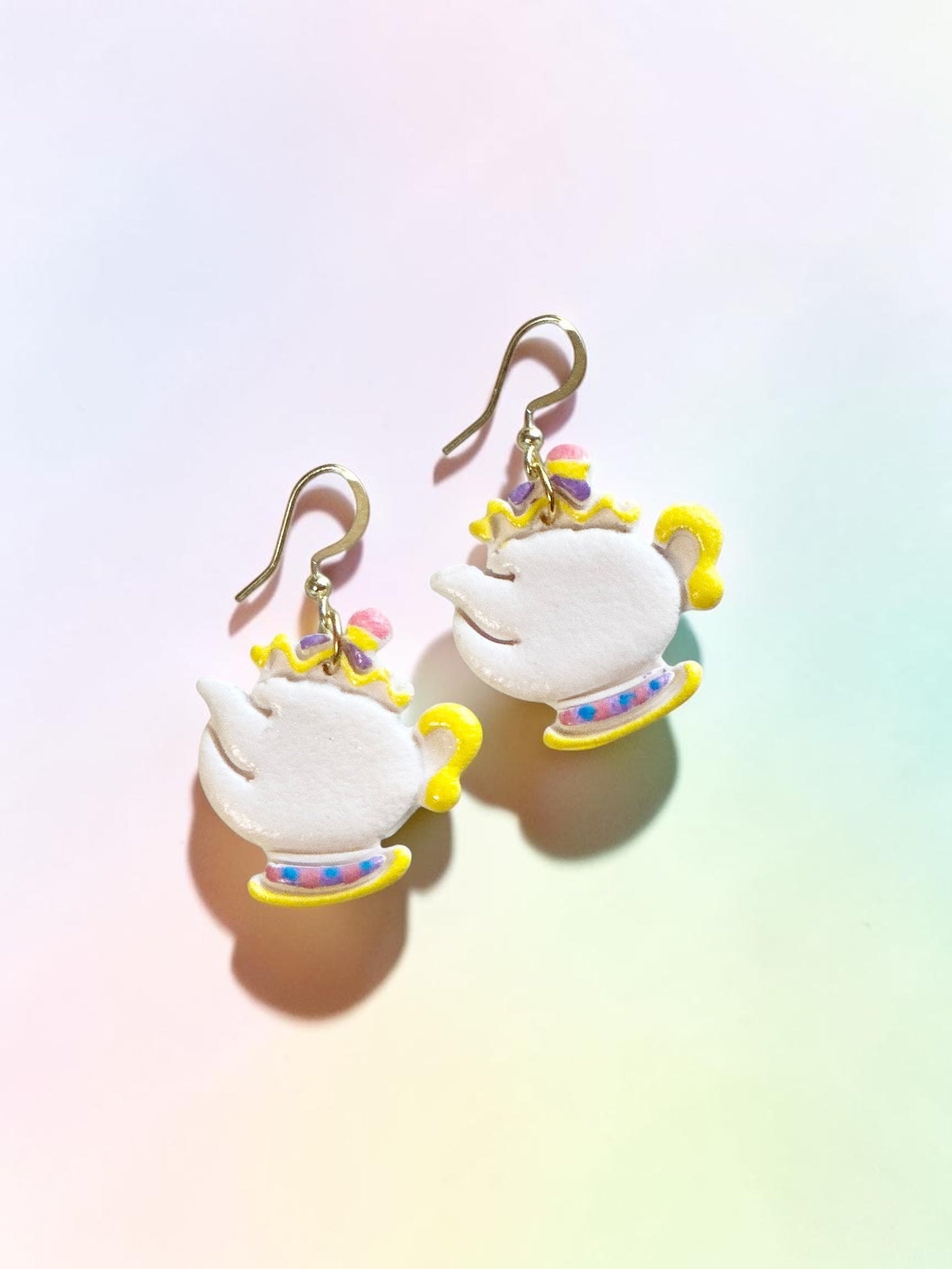 Teapot Dangles | Handmade Polymer Clay Earrings
