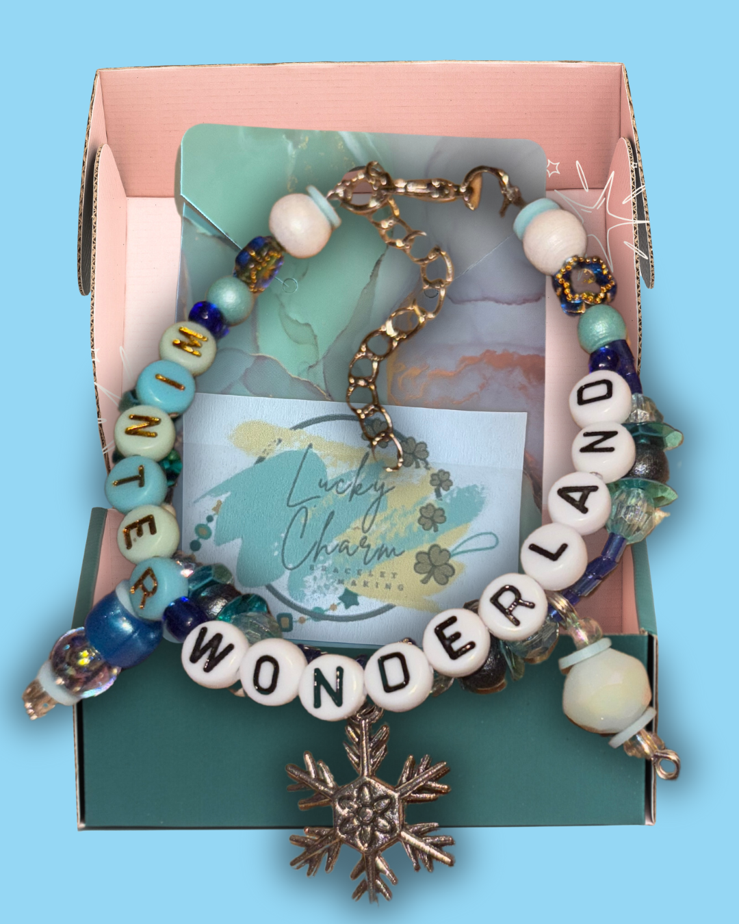 ‘Winter Wonderland’ - Friendship Bracelet by Lucky Charm Jewelry