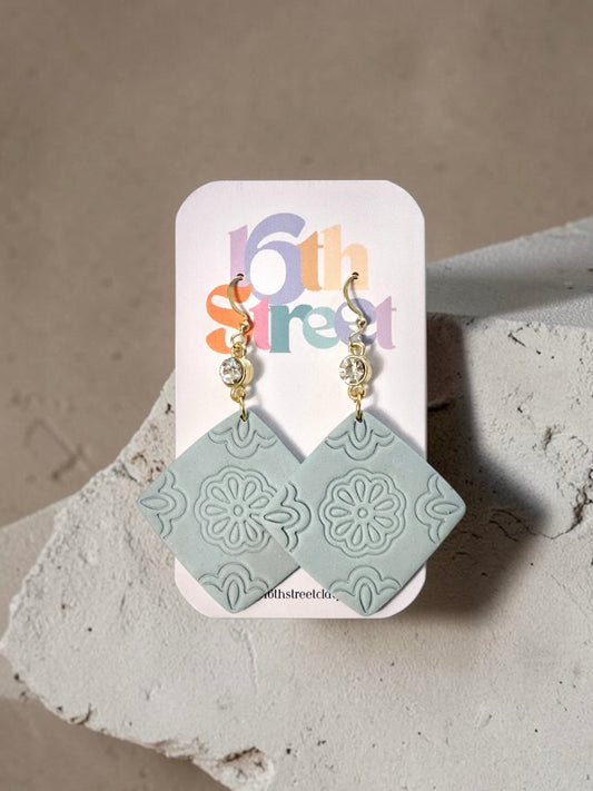 Fatima Dangles | Handmade Polymer Clay Earrings