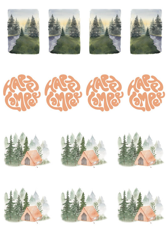 Happy Camper | Transfer Sheet - 10