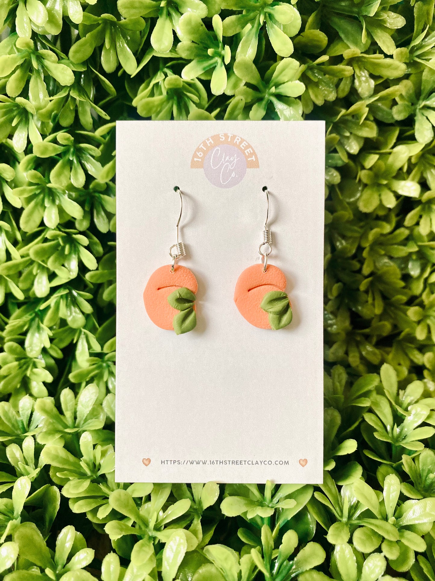 PEACHY | Fruity Handmade Polymer Clay Earrings